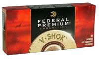 Federal Premium V-Shok Rifle Ammunition P204B, 204 Ruger, Nosler Ballistic Tip, 32 GR, 4030 fps, 20 Rd/bx