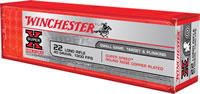 Winchester Super-X Super Speed HV Rimfire Ammunition X22LRSS1, 22 LR, Round Nose (RN), 40 GR, 1330 fps, 100 Rd/bx