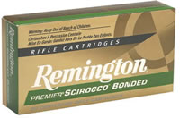 Remington Premier Rifle Ammunition PRSC300WSMB, 300 WSM, Swift Scirocco Bonded, 180 GR, 2980 fps, 20 Rd/bx