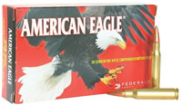 Federal American Eagle Rifle Ammunition AE3006N, 30-06 Springfield, Metal Case Boat-Tail, 150 GR, 2910 fps, 20 Rd/bx