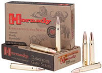 Hornady Dangerous Game Rifle Ammunition 82304, 9.3X74R, Interlock Spire Point, 286 GR, 2360 fps, 20 Rd/bx