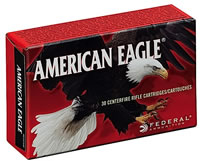 Federal American Eagle Rifle Ammunition AE338F, 338 Federal, Soft Point (SP), 185 GR, 2750 fps, 20 Rd/bx