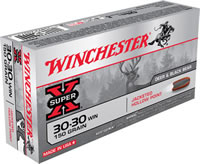 Winchester Super-X Rifle Ammunition X30301, 30-30 Winchester, Hollow Point (HP), 150 GR, 2390 fps, 20 Rd/bx