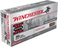 Winchester Super-X Rifle Ammunition X351R, 35 Remington, P Point, 200 GR, 20 Rd/bx