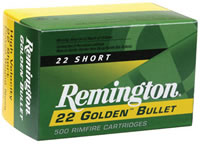 Remington Rimfire Ammunition 1022, 22 Short, Plated Lead Round Nose (RN), 29 GR, 1095 fps, 50 Rd/bx