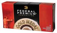 Federal Premium Gold Medal Handgun Ammunition GM38A, 38 Special, Lead Wadcutter, 148 GR, 690 fps, 50 Rd/bx