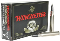 Winchester Supreme Rifle Ammunition SBST3006, 30-06 Springfield, Ballistic Silvertip, 150 GR, 2900 fps, 20 Rd/bx