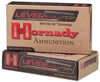 Hornady LeveRevolution Rifle Ammunition 8273, 307 Winchester, Flex Tip, 160 GR, 2650 fps, 20 Rd/bx