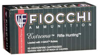 Fiocchi Extrema Rifle Ammunition 22250HVD, 22-250 Remington, V-Max, 55 GR, 20 Rd/bx