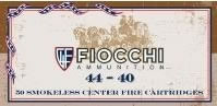 Fiocchi Shooting Dynamics Cowboy Ammunition 4440CA, 44-40 Winchester, Lead Round Nose Flat Point, 210 GR, 820 fps, 50 Rd/bx