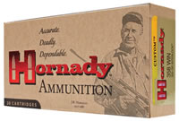 Hornady Match Rifle Ammunition 91318, 358 Winchester, Soft Point (SP), 200 GR, 2475 fps, 20 Rd/bx