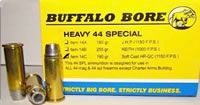 Buffalo Bore Handgun Ammunition 14C/20, 44 Special, Lead Soft Cast Gas, 190 GR, 1150 fps, 20 Rd/Bx