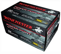 Winchester 42 Max Rimfire Ammunition PP22LRH42U, 22 Long Rifle, Power-Point, 42 GR, 1320 fps, 50 Rd/bx