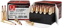 Hornady NTX Varmint Express Ammunition 83004, 17 Hornet, NTX Lead-Free, 15.5 GR, 3850 fps, 25 Rd/bx