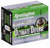 Remington Handgun Ammunition CHD380BN, 380 ACP, Brass Jacket Hollow Point (HP), 102 GR, 20 Rd/bx