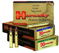 Hornady Rifle Ammunition 8232, 375 Ruger, Full Metal Jacket Round Nose (RN), 300 GR, 2660 fps, 20 Rd/bx