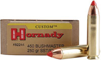 Hornady Custom Rifle Ammunition 82244, 450 Bushmaster,  Flex Tip eXpanding (FTX), 250 GR, 2200 fps, 20 Rd/bx