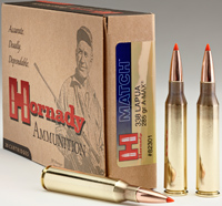 Hornady Match Rifle Ammunition 82301, 338 Lapua, A-MAX, 285 GR, 2745 fps, 20 Rd/bx