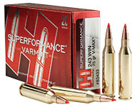 Hornady Superperformance Varmint CF Rifle Ammunition 83433, 243 Winchester, V-Max, 75 GR, 3580 fps, 20 Rd/bx