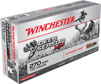 Winchester Deer Season XP Rifle Ammunition X270SDS, 270 WSM, Extreme Point Polymer Tip, 130 GR, 3275 fps, 20 Rd/bx