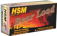 HSM Bear Load Pistol Ammunition 500SW-1-N, 500 S&W, Jacketed Hollow Point XTP, 350 GR, 20 Rd/box