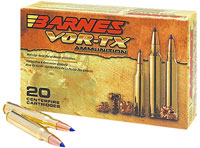 Barnes VOR-TX Safari Rifle Ammunition 22032, 500 Nitro Express, TSX Flat Base, 570 GR, 2100 fps, 20 Rd/bx