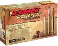 Barnes TSX Rifle Ammunition 22010, 260 Remington, Tipped TSX Boat Tail, 120 GR, 2950 fps, 20 Rd/bx