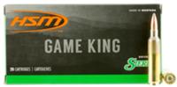 HSM Game King Rifle Ammunition 65X284NORMA3, 6.5X284mm Norma, Spitzer Boat Tail, 140 GR, 3052 fps, 20 Rd/Bx