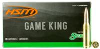 HSM Game King Rifle Ammunition 7MM087N, 7mm-08 Remington, Spitzer Boat Tail, 140 GR, 20 Rd/Bx