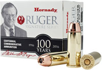 Hornady Ruger Commemorative Handgun Ammunition 91384, 480 Ruger, XTP, 325 GR, 1350 fps, 20 Rd/bx