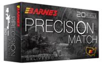 Barnes Precision Match Rifle Ammunition 30740, 300 Winchester Magnum, Open Tip Match, 220 GR, 20 Rd/Bx