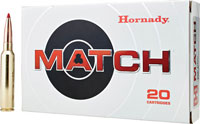 Hornady Match Rifle Ammunition 82162, 300 PRC, ELD-M, 225 GR, 2810 fps, 20 Rd/Bx