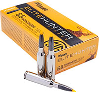 Sig Sauer Elite Hunter Tipped Rifle Ammunition E65CMTH120, 6.5 Creedmoor, Controlled Expansion Tip, 130 GR, 2850 fps, 20 Rd/Bx