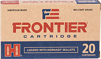 Hornady Frontier M193 Rifle Ammunition FR200, 5.56mm NATO, Full Metal Jacket (FMJ), 55 GR, 3240 fps, 20 Rds/bx