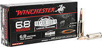 Winchester Expedition Big Game Rifle Ammunition S68WLR, 6.8 Western, Nosler AccuBond Long-Range, 165 GR, 2970 fps, 20 Rd/bx