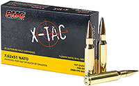 PMC Bronze Line Rifle Ammunition 762X, 7.62x51mm, Full Metal Jacket (FMJ), 147 GR, 2800 fps, 20 Rd/bx