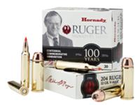 Hornady Ruger Signature Serires Rifle Ammunition 83214, 204 Ruger, V-Max, 32 GR, 4225 fps, 20 Rd/Bx