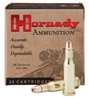 Hornady Custom Rifle Ammunition 8307, 218 Winchester Bee, Hollow Point, 45 GR, 25 Rd/Bx