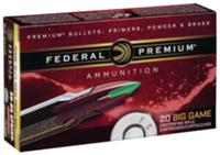 Federal Premium Vital-Shok Rifle Ammunition P65CRDTC1, 6.5 Creedmoor, Trophy Copper, 120 GR, 2875 fps, 20 Rd/Bx