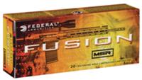 Federal Fusion Rifle Ammunition F300BMSR2, 300 AAC Blackout-Whisper 7.62x35mm, Soft Point, 150 GR, 1900 fps, 20 Rd/Bx