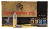 RWS Super Pistol Rimfire Ammunition 2315570, 22 LR, Lead Round Nose, 40 GR, 260 fps, 50 Rds/Bx