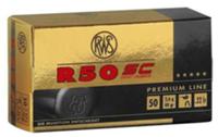 RWS R50 Short Case Rimfire Ammunition 2318602, 22 LR, Lead Hollow Point, 40 GR, 330 fps, 50 Rds/Bx