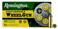 Remington Performance Wheel Gun Pistol Ammunition RPW45C, 45 Colt, Lead Round Nose, 250 GR, 830 fps, 50 Rd/Bx