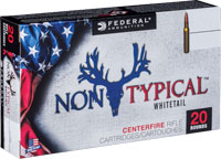 Federal Premium Non-Typical Rifle Ammunition 7RDT150, 7mm Remington Mag, Soft Point, 150 GR, 3110 fps, 20 Rd/Bx