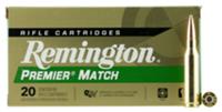 Remington Premier Match Rifle Ammunition RM260R, 260 Remington, Open Tip Match Boat Tail, 140 GR, 20 Rd/Bx