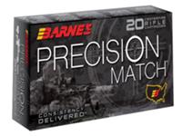 Barnes Precision Match Rifle Ammunition 30742, 260 Remington, Open Tip Match Boat Tail, 140 GR, 20 Rd/Bx