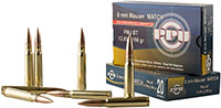 Prvi Partizan Rifle Ammunition PPM8, 8mm Mauser,  Full Metal Jacket (FMJ), 200 GR, 2180 fps, 20 Rd/bx