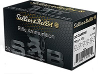 Sellier & Bellot Rifle Ammunition SB30B, 30 Carbine,  Soft Point (SP), 110 GR, 1990 fps, 50 Rd/bx