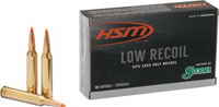 HSM Low Recoil Rifle Ammunition 7MM0810N, 7mm-08 Remington, Ballistic Tip, 140 GR, 2320 fps, 20 Rd/Bx