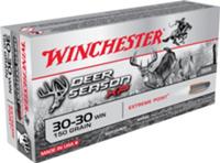 Winchester Deer Season XP Rifle Ammunition X3030DS, 30-30 Winchester, Extreme Point, 150 GR, 2390 fps, 20 Rd/Bx